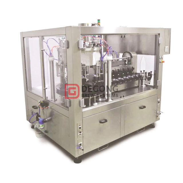 Автоматическое противодавление Rinser-filler-seamer оборудование для консервирования газированных продуктов до 1500 банок в час