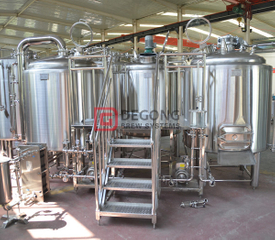 500L коммерческое оборудование для производства пива под ключ из стали для продажи в Колумбии