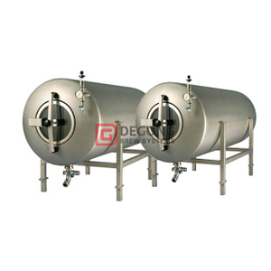 Резервуары Lagering созревания 10BBL нержавеющей стали ориентированные на заказчика горизонтальный бак пива Brite Китай