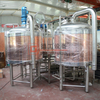 7BBL Brewpub Используется Red Copper пивоварения оборудование с 3 судами Пиво Brewhouse