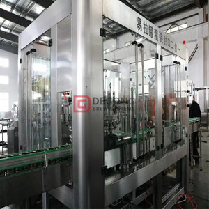 Линия по производству газированных безалкогольных напитков автоматическая машина для производства консервного пива