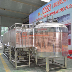 2000L Ресторан Используется красная медь КОММЕРЧЕСКИЙ 3 Сосуды Пиво пивоварни Brewing оборудование на продажу