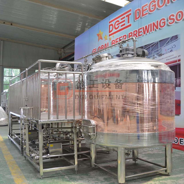 2000L Ресторан Используется красная медь КОММЕРЧЕСКИЙ 3 Сосуды Пиво пивоварни Brewing оборудование на продажу