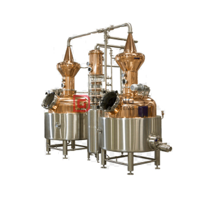 200 галлона Copper Колонка Batch Еще Система Перегонка машины для винокурения