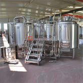 Промышленные Brewing System 2000L Пиво оборудование 3 Судно Brewhouse