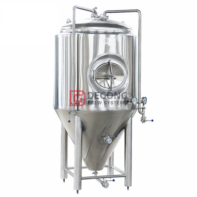 10BBL Бак для брожения пива с двойной стенкой Изобарический конический ферментер / Unitank для продажи