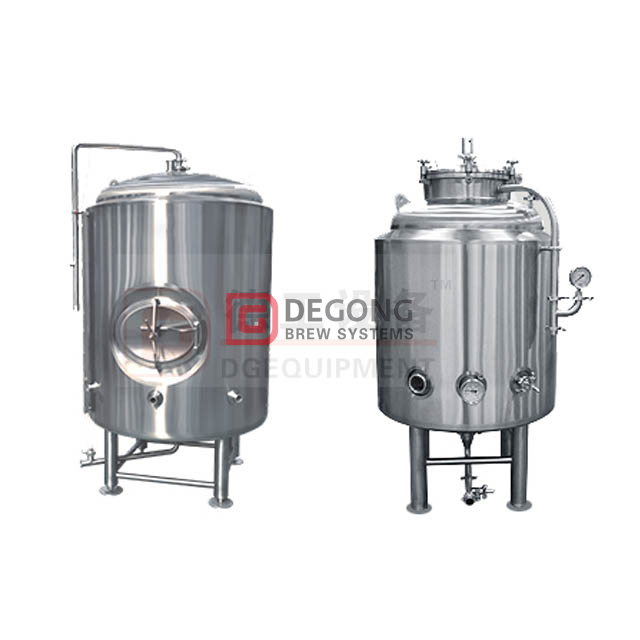 304 из нержавеющей стали 10BBL Jacketed Brite Beer Tank Или Одностенные Доступные пиво Производственная линия