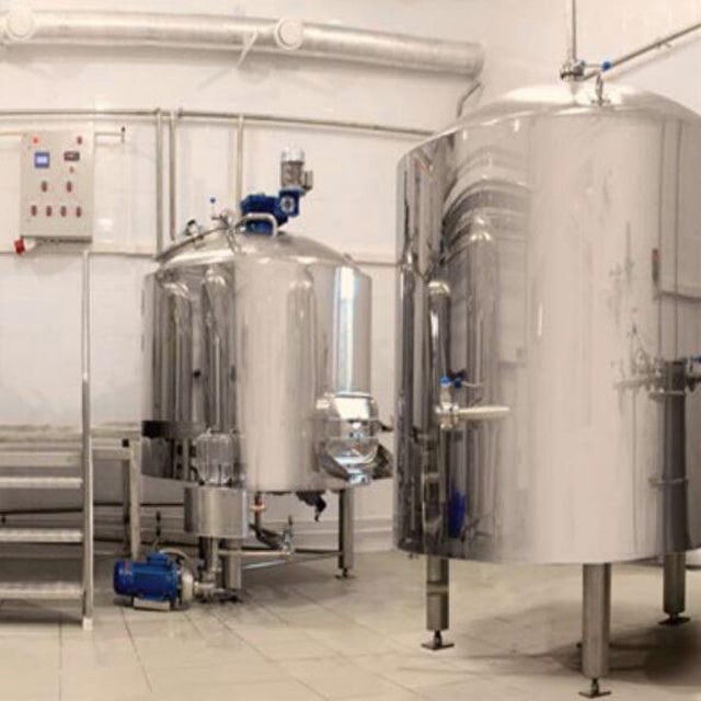 Промышленное пивоваренное оборудование Профессиональное оборудование для пивоварения из нержавеющей стали. Производственная линия пива 2000л.