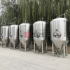 Вертикальная нержавеющая сталь 1000L с изоляцией сверху / сбоку охлаждающая рубашка люка Пиво-заквасочная система пивоваренного завода