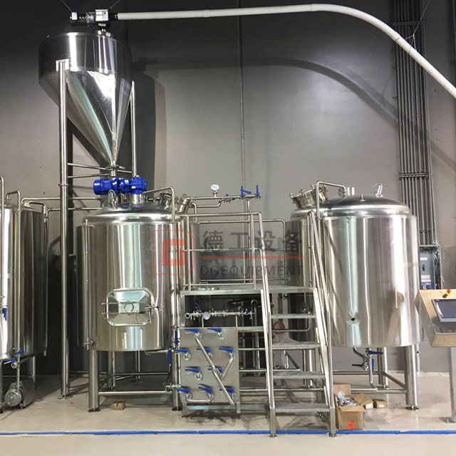 10BBL Паровое отопление Три Сосуды Пиво Brewhosue Коммерческое Используется Комплектное Пивоваренное Оборудование