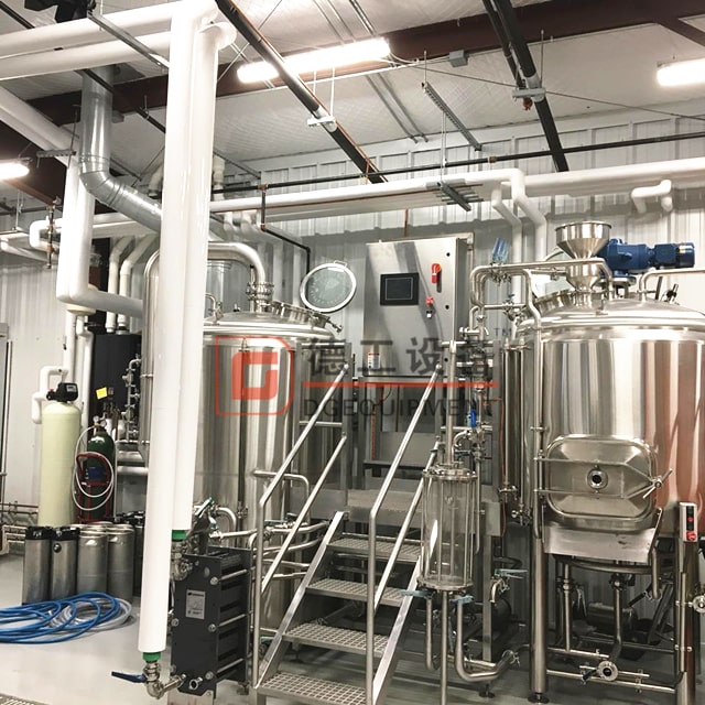 Оборудование пивоваренного завода под ключ 500 л с паровым нагреванием для пивного пивного бара микро-пивоварни
