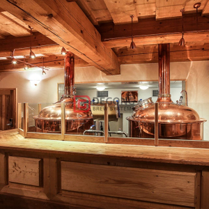 Red Copper Brewery Equipment 1000L Автоматическое или полуавтоматическое пивоваренное оборудование на продажу в таверне
