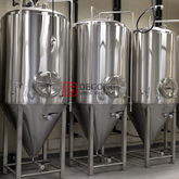 Коммерчески бак заквашивания пива куртки ямочки нержавеющей стали 5BBL / цилиндрический конический бак