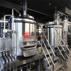 5bbl / 10bbl автоматическое индивидуальное ремесло под ключ оборудование пивоваренного завода мес / lauter tun & brewkettle / whirlpool tun для продажи