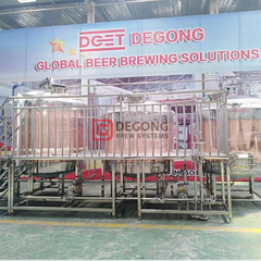 Craft Brewery Оборудование 10HL из нержавеющей стали и экстерьера с красной медной коммерческой автоматической пивоваренной машиной для продажи