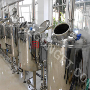 100L / 200L Мини-пивоваренное оборудование для пивоварения Пивоваренный завод Пивоваренный завод по производству пива из нержавеющей стали